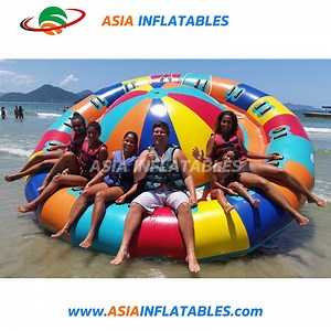 [Hot Item] Floating Spinning Inflatable Disco Boat Water Towable for Sale