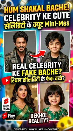 Indian celebrity same child😱😱 #viral#fact