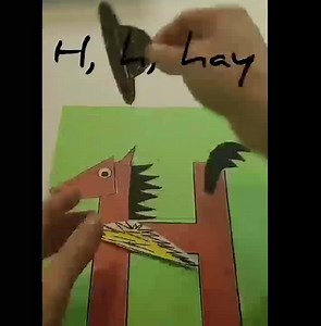 Letter H Alphabet Craft: Cut & Paste Activity (digital Download) - Etsy Australia
