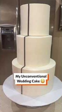 My Unconventional Wedding Cake 😳 #WeddingCake #CustomCakes #CakeDesign