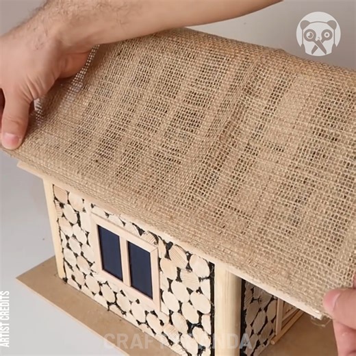 51K views · 139 reactions | Making a house from broom handle Partner: Little Gear FB: https://www.facebook.com/littlegear.youtube/ YT: https://www.youtube.com/channel/UCAhXK54M3atWkqu-s7udzzg https://www..youtube/ | Bored Panda Art | Facebook