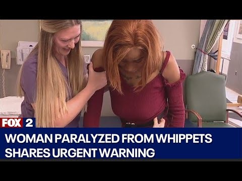 Woman who suffered paralysis from whippets wants to warn others