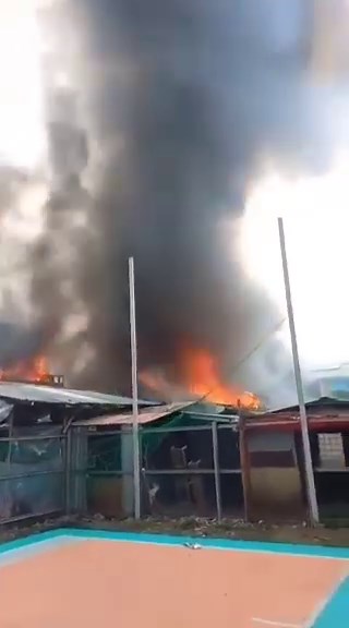 WATCH: A third alarm fire hits a residential area along 10th Avenue in Padre Burgos Street, Caloocan City on Monday. (Video courtesy of Biglang Awa Caloocan Fire Rescue Volunteer Brigade Inc./ Fire and Rescue Alert Responders) | Philippine Star
