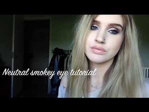 ♡ Neutral smokey eye tutorial using MUA palettes ♡
