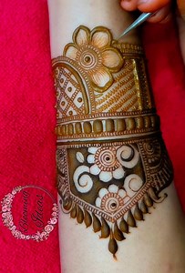 8.6K views · 354 reactions | Back hand bridal mehndi design ♥️...