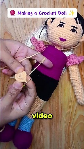 Making the Cutest Crochet Doll 🧶✨ | Want the Tutorial?