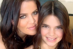 Khloe looks unrecognizable in teenage throwbacks with sister Kendall