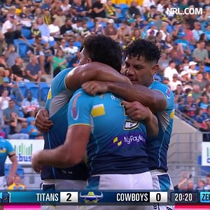 107K views · 563 reactions | Jojo Fifita strikes! ⚔ #NRLTitansCowboys | NRL | Facebook