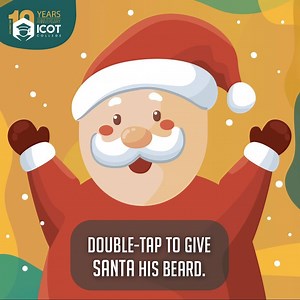 ⁣Double tap image to give Santa his beard    ⠀ ⠀  ❤ ⠀ ⠀ #Santa #SantaClaus #Xmas #MerryXmas #Christmas #ICOTCollegeChristnas | ICOT College | Facebook
