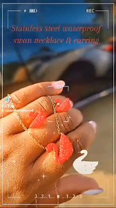📿💍Jewelry is not just an accessory,😍😍❤ it's a story that you wear on your skin.🤩😍❤ ✅👉😍Now in Stock😍👈 - Stainless steel waterproof Swan set😍🥰 ✅ SRD 1000,- ✅Whatsapp: 880-9771 ❎🚗🚗Delivery & Pick up ✅ Payment options: cash, POS, bank overmaking. (SRD | USD | Euro) ✔️Afhalen mogelijk te Paramaribo noord en in Nickerie. | Passion 4 Fashion