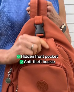 Stylish, secure, and made for travel. The Convertible Anti-Theft Crossbody Bag keeps your essentials safe with a hidden rear pocket, anti-theft buckle, and convertible strap. Now 40% OFF with FREE Shipping! 👇 | Travel With Bel