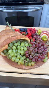 43K views · 172 reactions | Homemade Cornucopia for the Holidays Turn up the next level with the beautiful charcuterie tray comlpete with a cornucopia full of goodies This video was produced by Kiera J and Network Media, LLC. | Family Style Cooking | Facebook