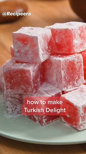 How To Make Turkish Delight😋 #TurkishDelight | How To Make