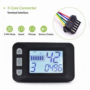 [Hot Item] Easy Installation Without Tools Ebike Display for Quick Setup Bike Speedometer