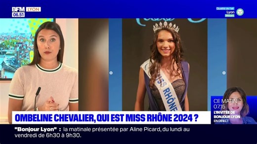 Ombeline Chevalier élue Miss Rhône