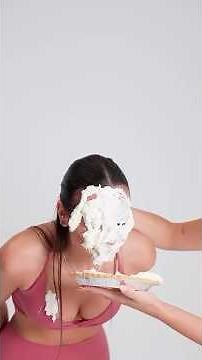 Fitness Models Pied in the Face Challenge #piedintheface #challenge
