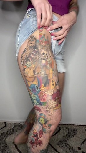 It’s my favorite 😍 #disneytattoo #disney #tattoos #tattooed