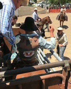 First bronc ride ✔ Getting wrecked out ✔ Making it onto #RodeoWrecks ✔✔ | Rodeo Wrecks