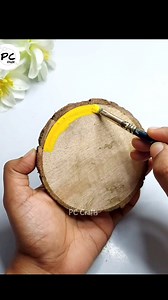 28K views · 230 reactions | Beautiful sunset painting on wood.. | PC Crafts | Facebook