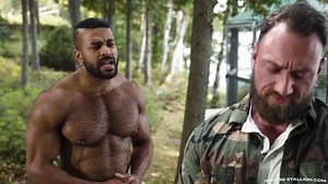 big hunks fucking raw in the woods