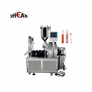 [Hot Item] Full Auto Mascara Liquid Lipstick Lip Gloss Tube Filling Plugging Capping Machine