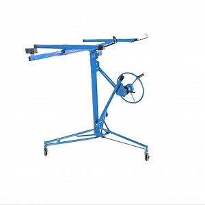 [Hot Item] 11FT 16FT High Quality Ceiling Drywall Lift Hoist Plasterboard Panel Sheet Board Sheetrock Lifter Tool Gypsum Board Lifter