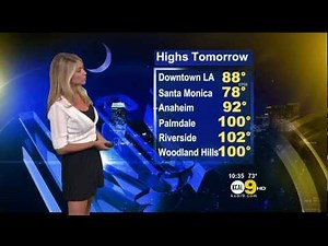 Evelyn Taft 2012/08/27 KCAL9 HD; Black dress