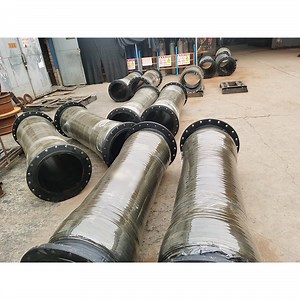 [Hot Item] Reinforced Dredging Rubber Hose with Flange Fittings High Temperature Resistant