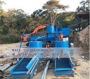 [Hot Item] Portable Sand Washing Plant Portable Gold Processing Plant Trommel Screen