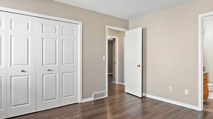 This Affordable Trick Makes Bifold Closet Doors Look Like Double Doors In Minutes - Hunker