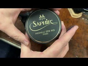 How to layer and polish military shoes using modern polishes.