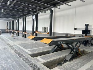 [Hot Item] 5000kg Car Twin Scissor Lift Car Scissor Hoist Repair Lift for Car