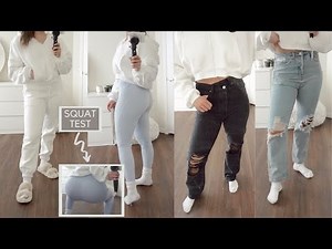 fashion nova try on haul (leggings review with squat test)