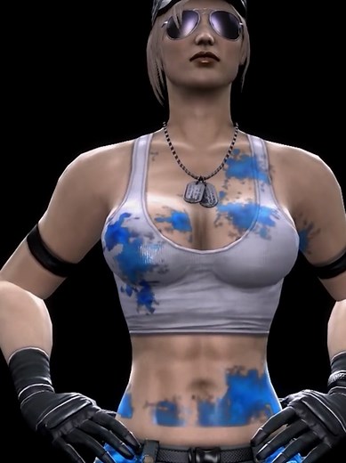 Evolution of Sonya Blowing a Kiss #mortalkombat #mk #mileena #gamingontiktok
