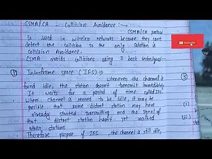 CSMA collision avoidance | CSMA/CA | lec-18