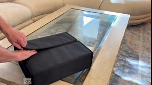 Modern Linen Storage Boxes | 2 Pack Under Bed & Linen Closet Organizers