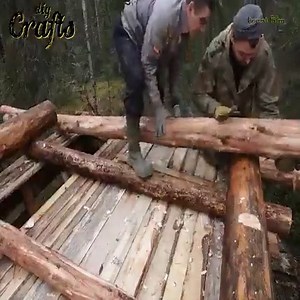 Building a Log Cabin using Fallen Trees… | Fresh kid fans page | Facebook