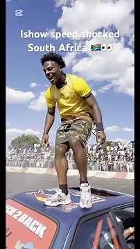 I show speed he’s insane 👀🇿🇦🔥you won’t believe this !!#ishowspeed #ishowspeedshorts #fyp #viral