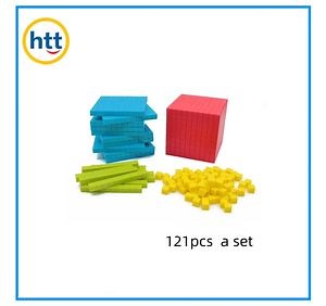 [Hot Item] Base Ten Blocks Plastic Educational Cube Toys for Kids