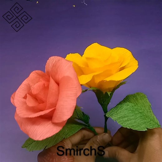 11K views · 673 reactions | Rose flower 鹿How to making flower with...