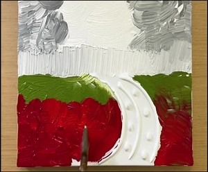 Draw a Couple Walking in the Rain | Painting Skills