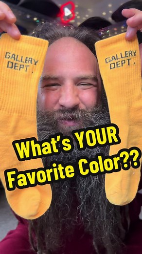 What’s YOUR Favorite Color Sock? 🧦🤷‍♂️🧦 #socks #sock #handpan #beard #fitcheck