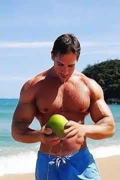 MuscledBBvideoDRINKScocnutWaterSMILES