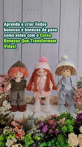 906 reactions · 41 shares | 淋✂️ Aprenda a criar bonecas e bonecos com roupinhas e acessórios encantadores — mesmo sem experiência. | Maria Flor Ateliê | Facebook