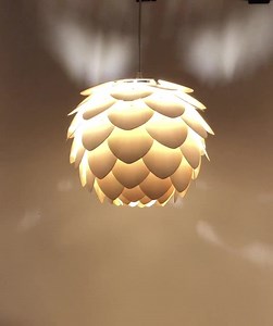 Handmade Ceiling Light-pointed Pine Cone Light-pendant Light-chandelier-lighting-wood Pendant Light-artichoke Light-lighting-acorn Light - Etsy