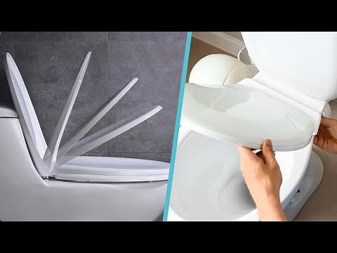 How to Fix Slow Close Toilet Seat || New Release Best Soft Close Toilet Seat - Accessible Bathrooms