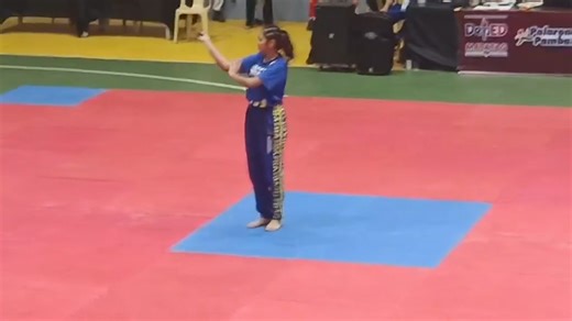Watch the full performance of a female delegate from Central Visayas (Region 7) in the Individual Non-Traditional Likha Anyo Single Weapon, Secondary Girls' category at the Palarong Pambansa 2024, held at the Mandaue Sports Complex Thursday, July 11, 2024. | via Zhan Francisco Ramirez, Junior Journalist | SunStar Cebu