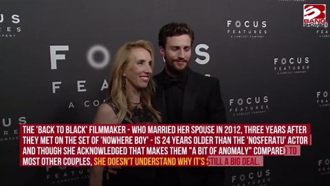 Sam Taylor-Johnson insists the age difference is \"never\" noticeable in her relationship