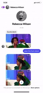 1K views · 17 reactions | hey rebecca, u okay babe? you blocked me before telling me what ur problem is so just wanna talk about what caused u to assault my phone xx | This page is a coping mechanism | Facebook