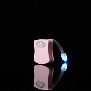 Hot Sell Toilet Night Light Motion Sensor LED 8 Colors Toilet Bowl for Bathroom